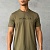 Мужская футболка Moncler logo-patch - Khaki