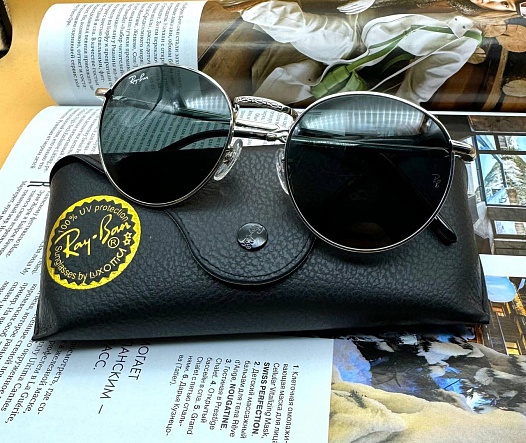Солнцезащитные очки Ray-Ban New Round - Black   