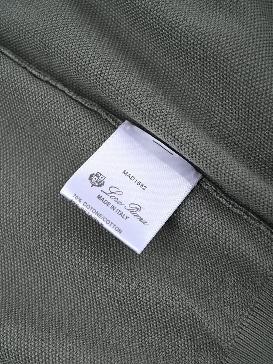 Мужская серая футболка Loro Piana premium