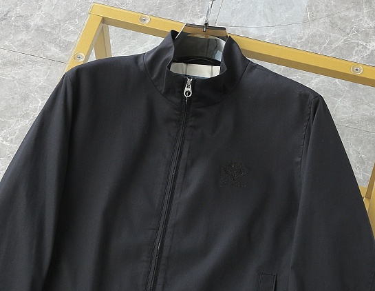 Мужская чёрная ветровка Loro Piana