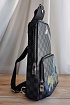Кожаная сумка Avenue Sling Damier Graphite 21x31x9 см