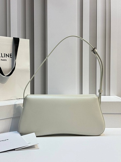 Женская сумка Celine Lola Premium 26x12x5 см - White   