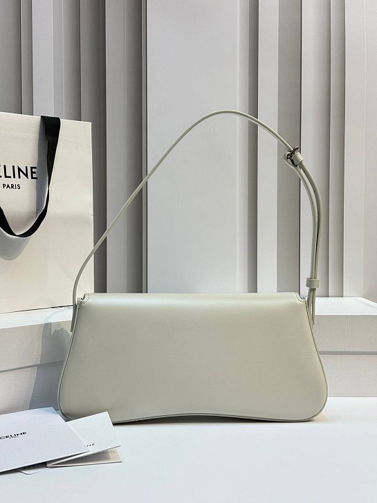 Женская сумка Celine Lola Premium 26x12x5 см - White