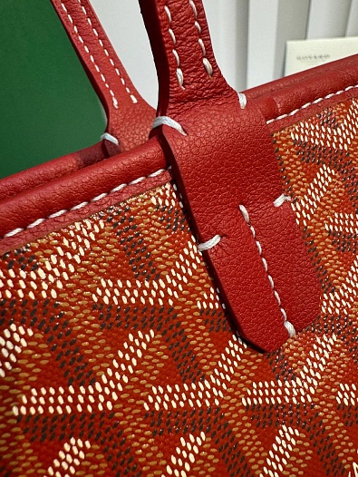 Кожаная сумка Goyard Artois premium 31x24x15 см   