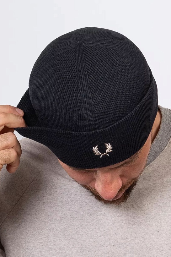 Шапка Fred Perry logo-embroidered - Navy