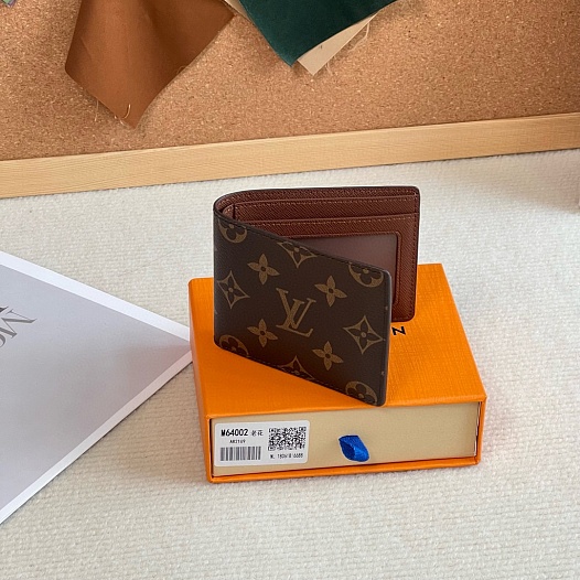 Кожаный кошелёк Louis Vuitton Marco Premium 11x8.5x1 см   