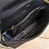 Женская чёрная замшевая сумка Yves Saint Laurent 32x19 см