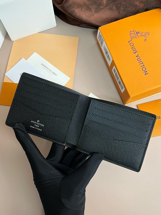 Кожаный кошелёк Louis Vuitton Slender Premium 11x8.5x1 см