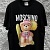 Чёрная оверсайз футболка Moschino Teddy Bear print