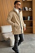 Мужское пальто Burberry бежевого цвета