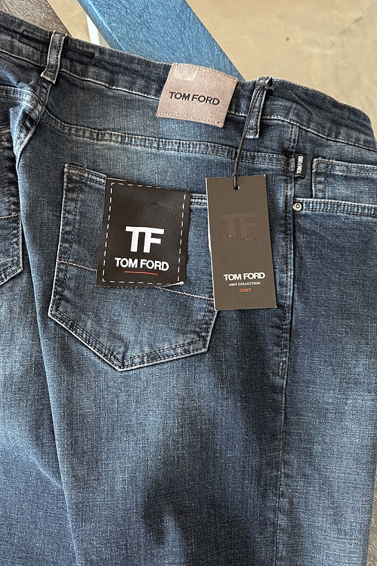 Мужские синие джинсы Tom Ford