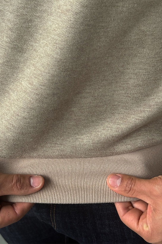 Мужской свитшот Hermes бежевого цвета