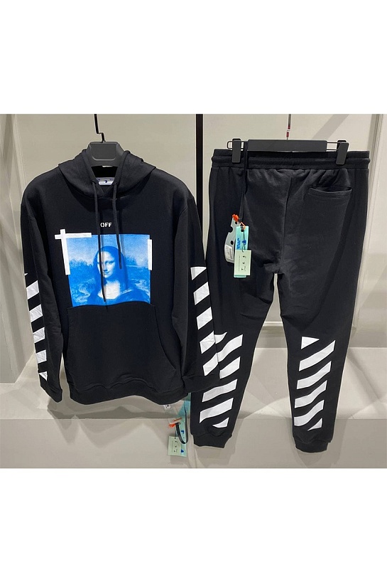 Мужские штаны Off-White "Diag" - Black