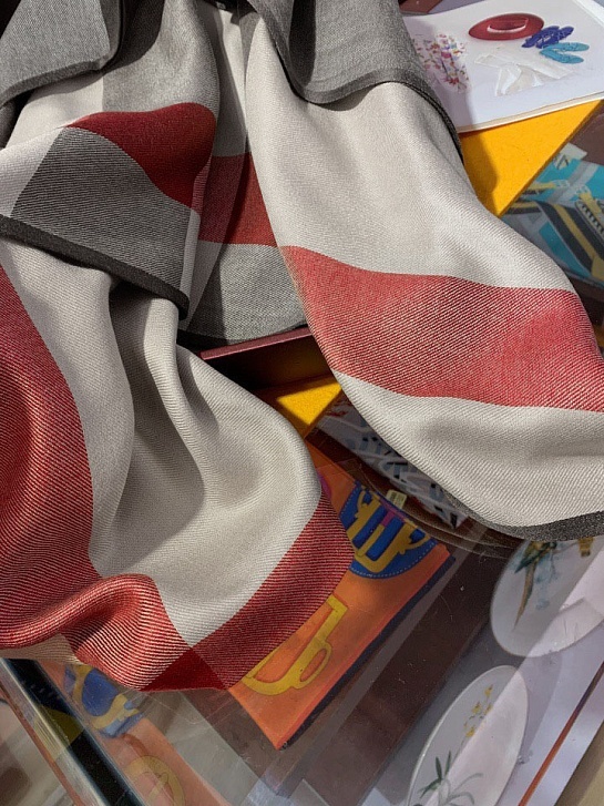 Шарф Burberry Check premium 190x70 см