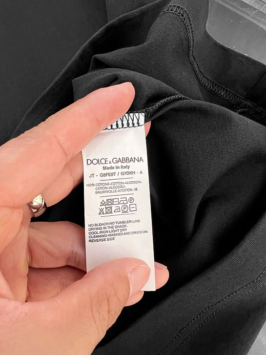 Мужская футболка Dolce & Gabbana Premium - Black