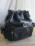 Кожаный рюкзак MIU MIU 30x25 см - Black
