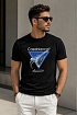 Чёрная футболка Casablanca Aiiiiiir logo-print