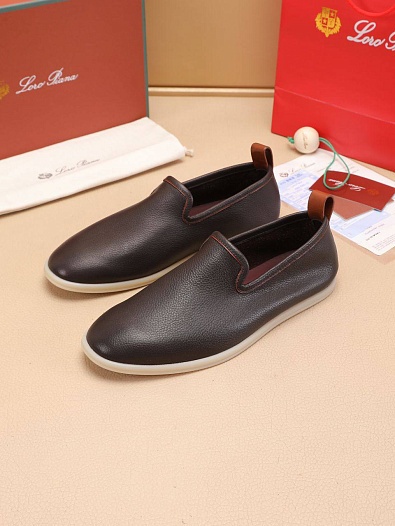 Кожаные лоферы Loro Piana   