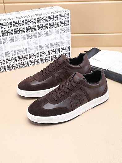 Комбинированные кроссовки Premiata Bonnie - Brown   