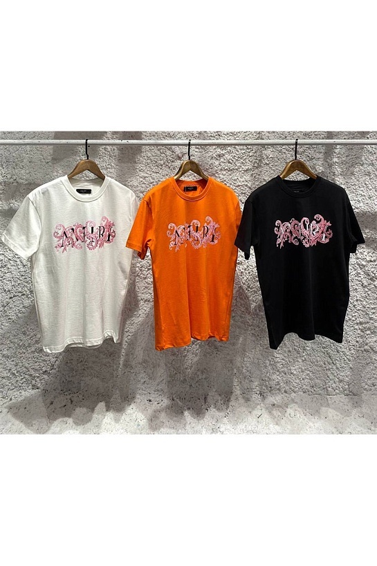 Белая оверсайз футболка Amiri