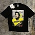 Чёрная оверсайз футболка Dsquared2 Bob Marley
