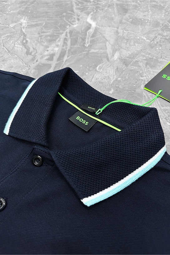 Поло синего цвета Hugo Boss "Paule 2"