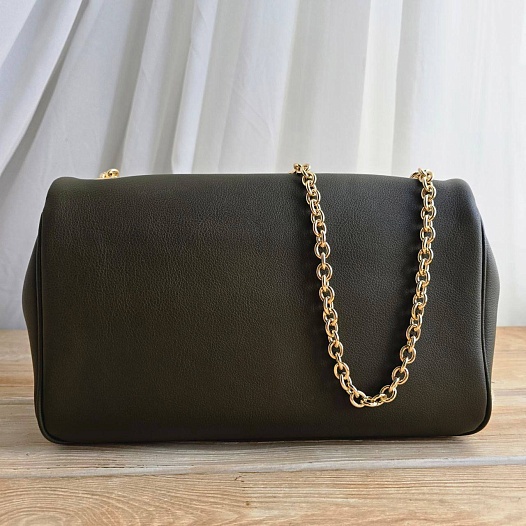 Кожаная сумка Chloe 28x17 см   
