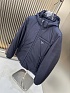 Мужской пуховик Prada logo-plaque - Navy