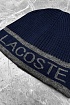 Мужская шапка Lacoste синего цвета
