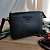 Кожаная сумка Prada 24x16 см - Black