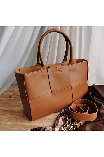 Кожаная сумка Bottega Veneta 36x25 см (5 расцветок)   