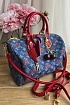 Сумка Louis Vuitton x Takashi Murakami Cherry Speedy Denim 30x22 см