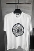 Белая оверсайз футболка Balmain Medallion logo-print