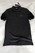 Мужское чёрное поло Armani Exchange rubber logo