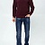 Бордовое поло с длинным рукавом Tommy Hilfiger