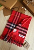 Шарф Burberry Check premium 168x30 см - Red