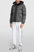 Утеплённая куртка Moncler Madeira серого цвета