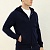 Тёмно-синяя кофта на молнии Loro Piana premium