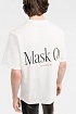 Мужская белая футболка Ih Nom Uh Nit "Mask On"