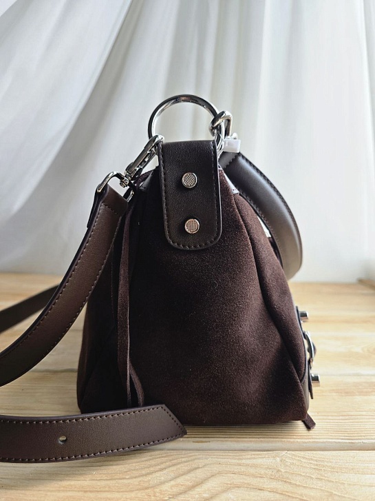 Замшевая сумка Balenciaga 40x20 см