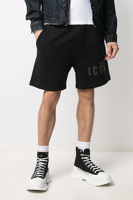 Мужские шорты Dsquared2 "ICON" - Black