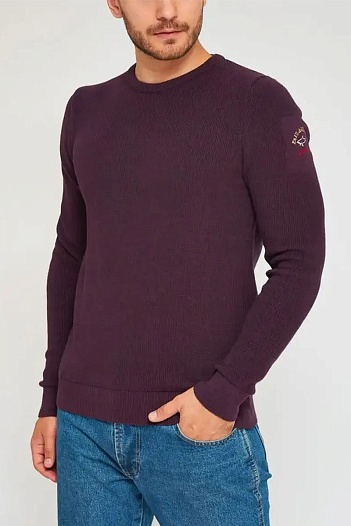 Мужской фиолетовый джемпер Paul & Shark   