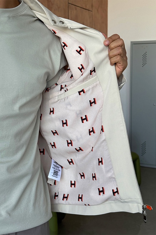 Мужская бежевая куртка Hermes