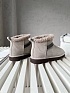 Женские замшевые угги с мехом Brunello Cucinelli Premium - Grey