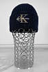 Синяя шапка Calvin Klein Jeans monologo patch