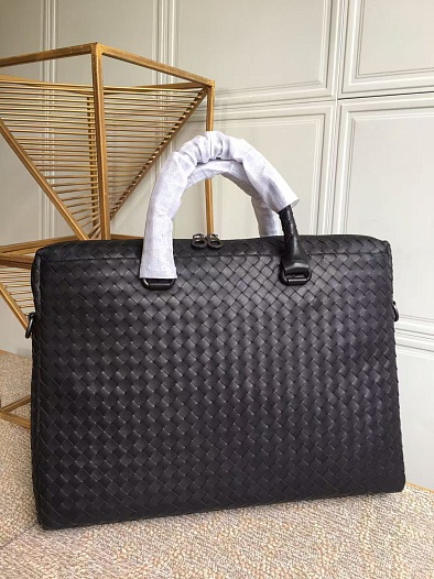 Кожаный портфель Bottega Veneta Premium 40x30x8 см   