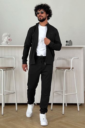 Спортивные штаны чёрного цвета Hugo Boss   