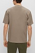 Мужская футболка Hugo Boss Dapolino - Brown