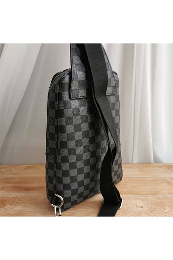 Кожаная сумка Louis Vuitton Avenue Sling Damier Graphite 31x20x10 см   