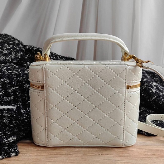 Кожаная косметичка Yves Saint Laurent Gaby Vanity 15x13 см   